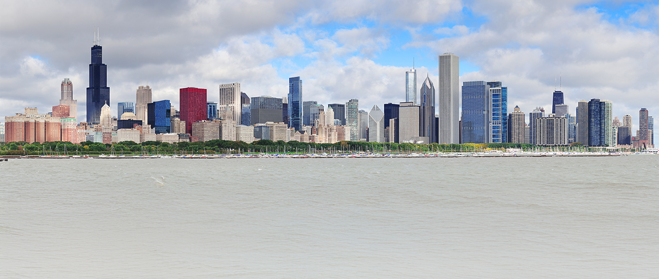 Skyline of Chicago City